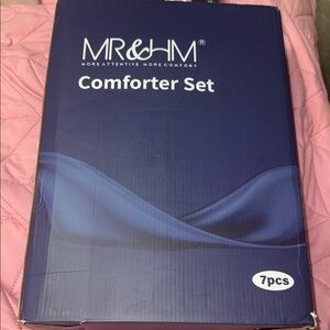 Navy Blue King Comforter Set